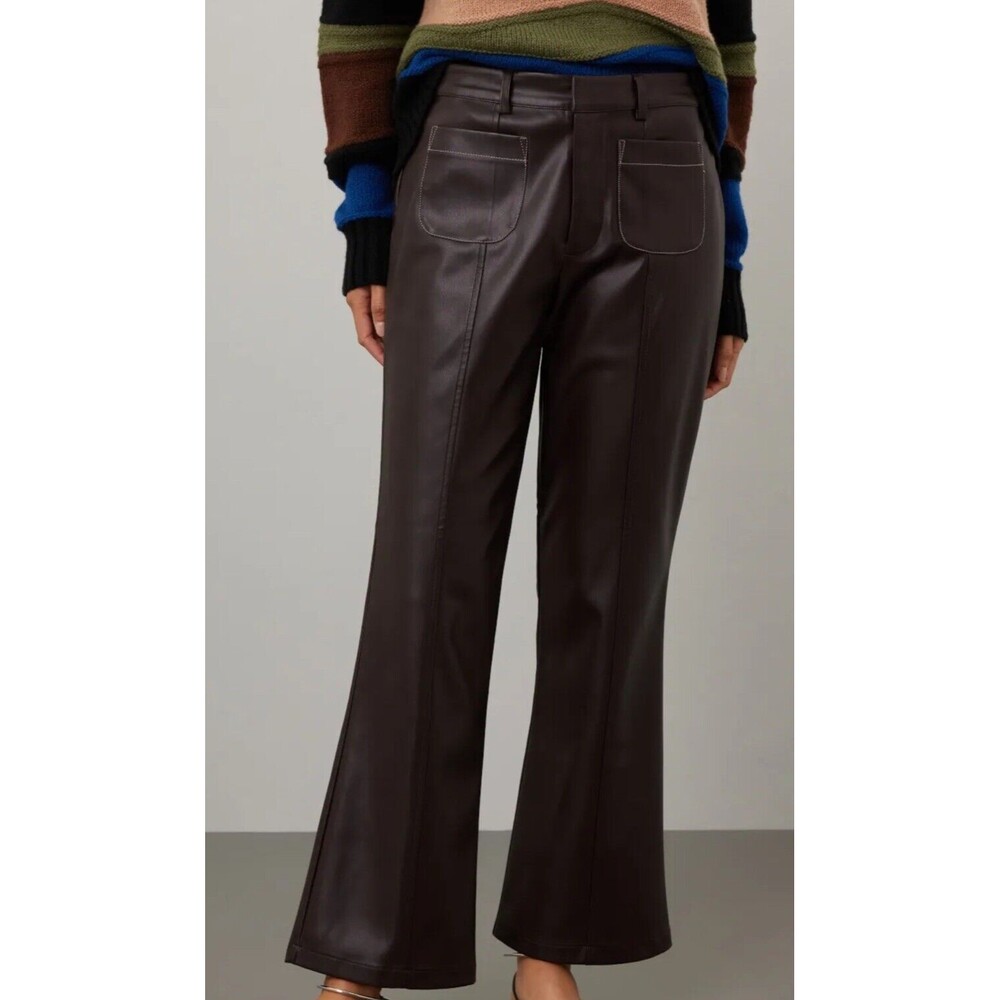 Love, Whit by Whitney Port Faux Leather Size 14  Pants ** Repair On A Tear Noted